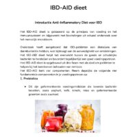 anti-inflammatory dieet voor ibd - introductie